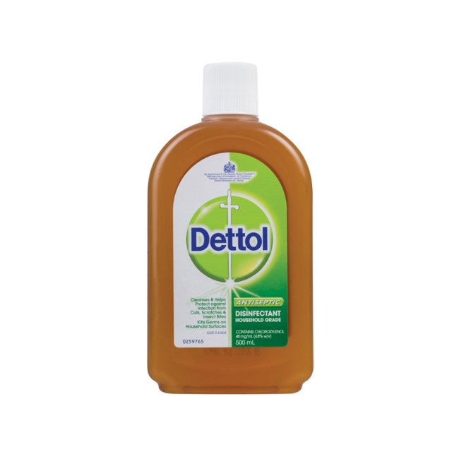 Dettol Antiseptic Disinfectant Liquid 500ml Each Bottle