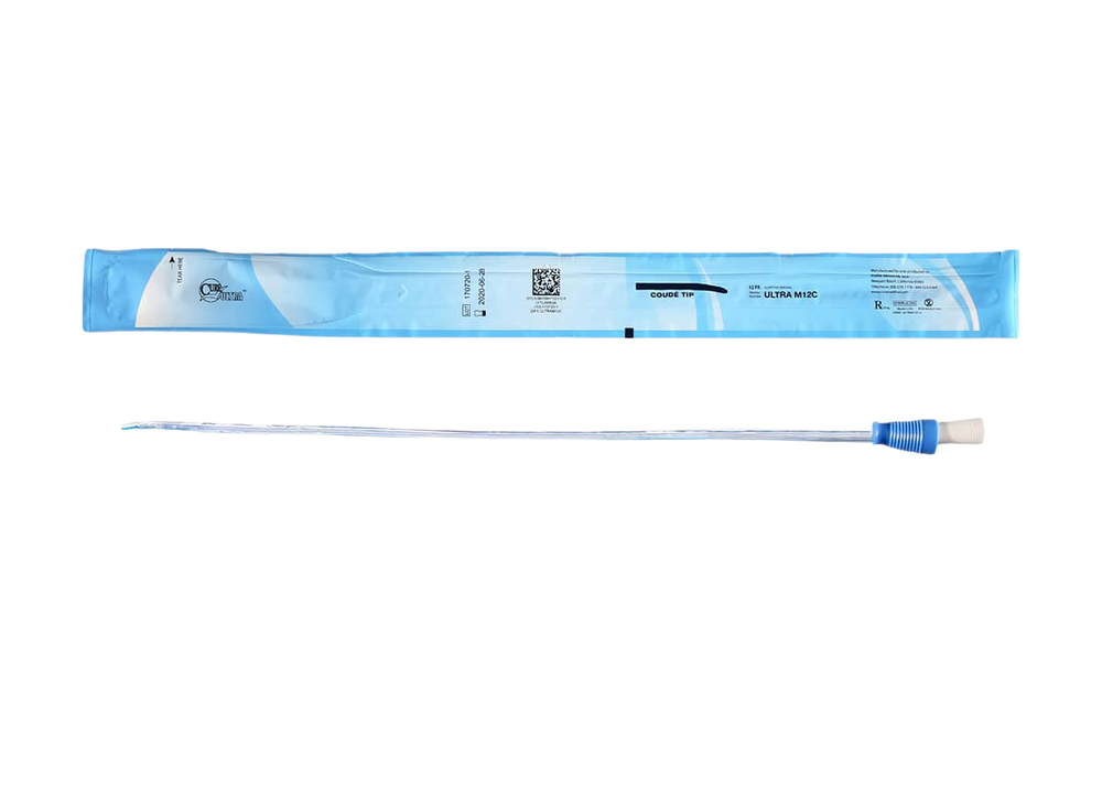 ConvaTec Cure Ultra Catheter Pre Lubricated Coude Tip, Male 16" - All Sizes