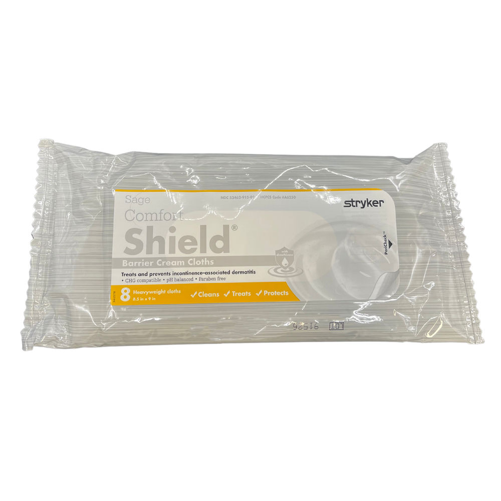 Sage Comfort Shield Barrier Cream Cloths 8pk 7905