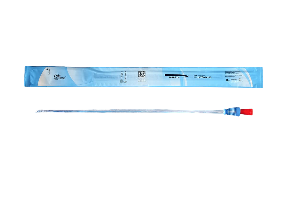 ConvaTec Cure Ultra Catheter Pre Lubricated Coude Tip, Male 16" - All Sizes