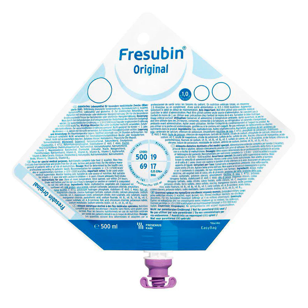 Fresubin Original 1000mL EasyBag,Carton of 8 (7577231)