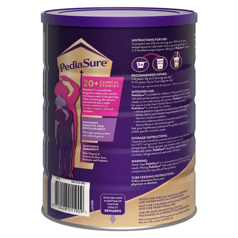 Pediasure Powder 850g Can - Chocolate, Vanilla, Strawberry | Medisa