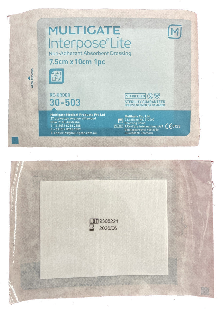 Multigate Interpose Lite Dressing Non Adhesive Sterile