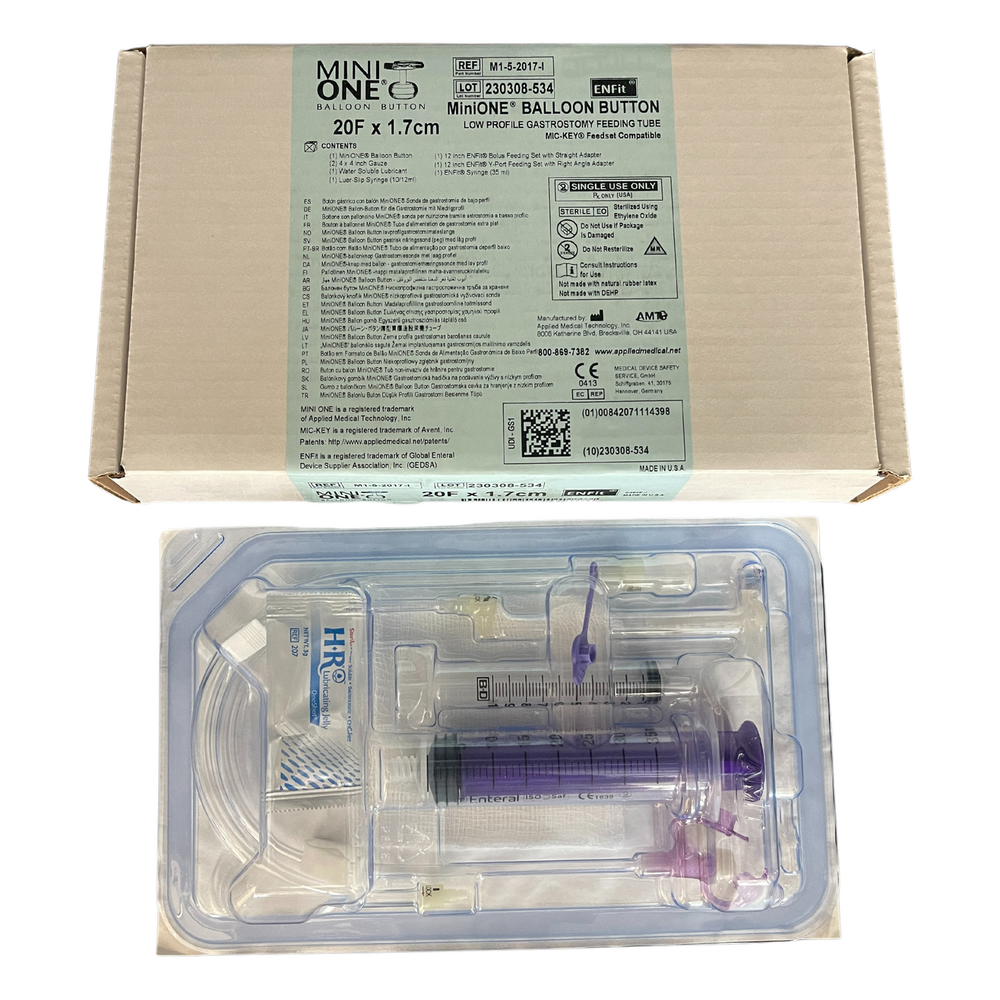 AMT MiniOne Balloon and Non Balloon Enfit Box of 1 - All Sizes