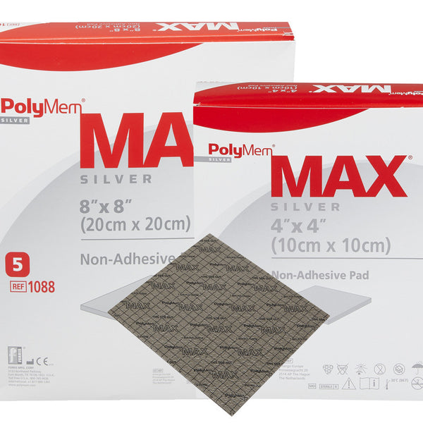 Polymem Max Silver Non Adhesive Thick Pad - All Sizes