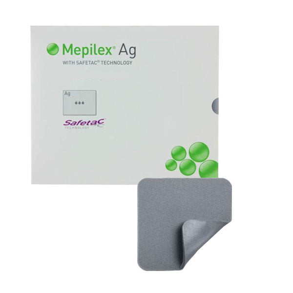 Molnlycke Mepilex Ag Foam Dressing Non Adhesive All Sizes