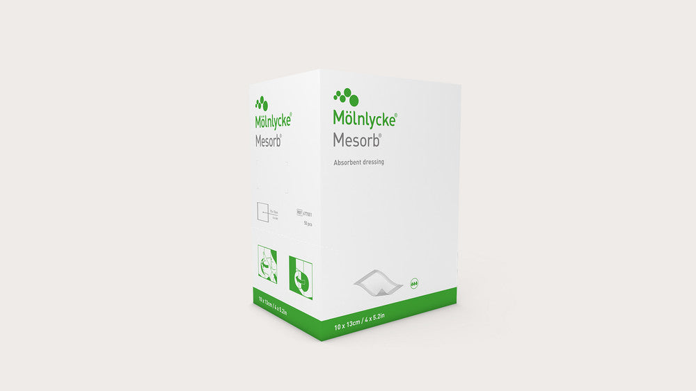 Molnlycke Mesorb Highly Absorbent With Exudate Barrier Dressing All Sizes