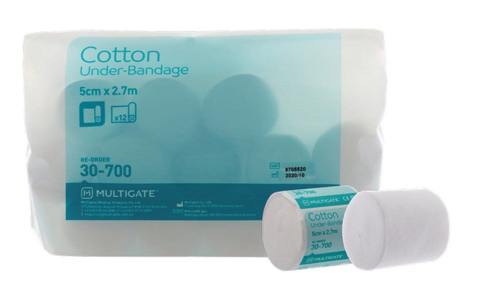 Multigate Pure Cotton Under Bandage White - All Sizes