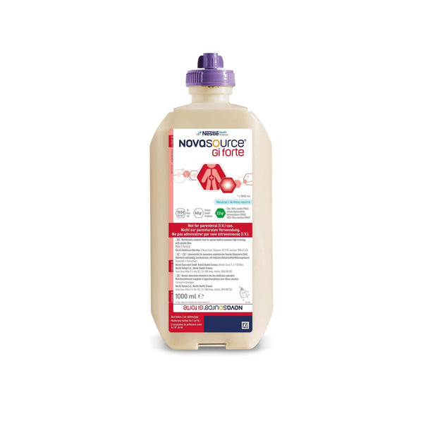 Nestle Novasource Gi Forte Neutral 1000mL Bottle Ready To Hang (12370717)