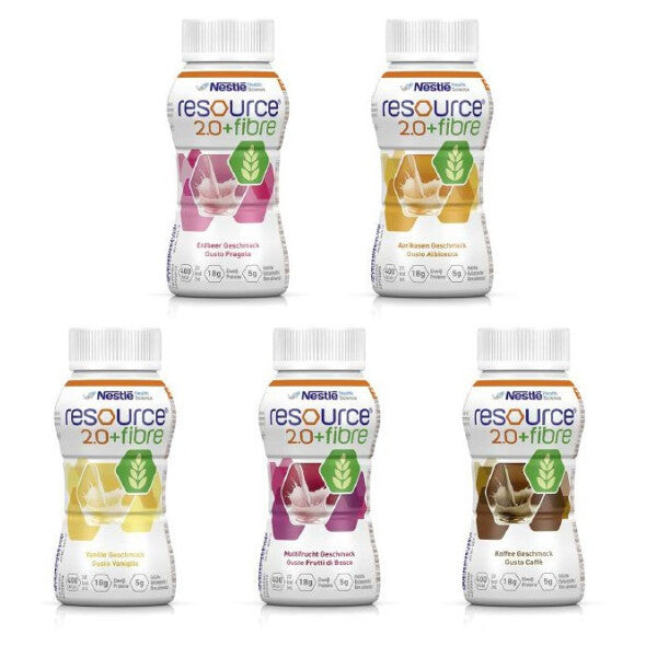 Nestle Resource 2.0 Fibre 200mL Bottles All Flavours | Medisa