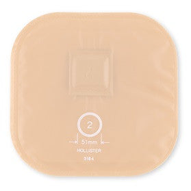 Hollister Stoma Cap Tape Adhesive Filter Mini Beige Dimensions 10.5x10.5cm