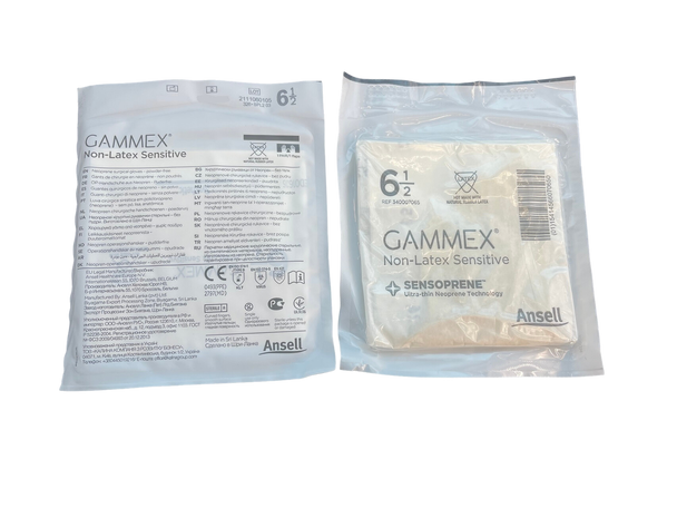 GAMMEX Sterile Non-Latex Sensitive Powder-Free Gloves Size 6.5