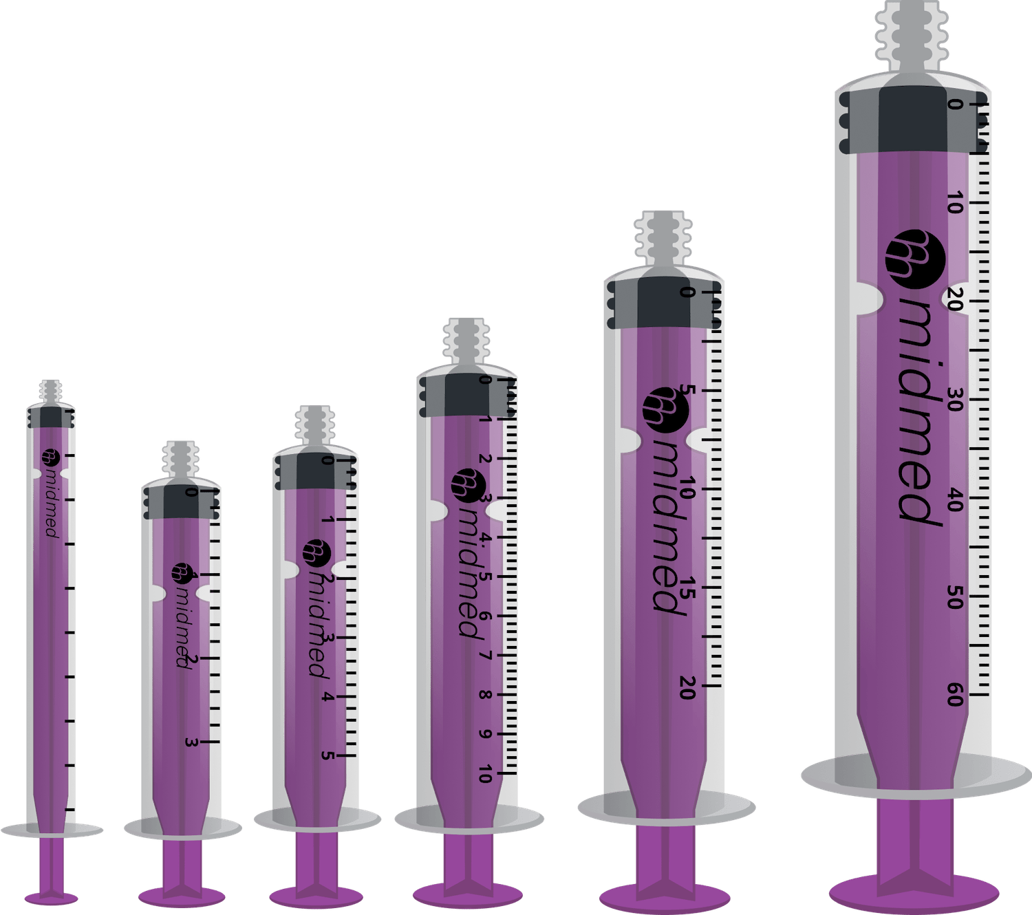 Compa Syringe Midmed ENFit Home Use Enteral Syringe Multi-Use - All Sizes – Medisa