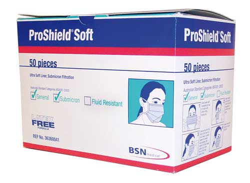 Proshield Soft Surgical Face Mask, Box of 50 (72509-06)