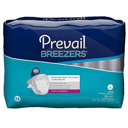 Prevail Breezers Unisex Adult Disposable Ultimate Absorbency Brief - All Sizes