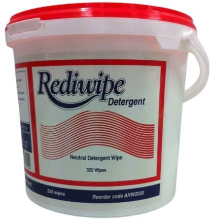 Cello Rediwipe Neutral Detergent Wipes, (325wipes/ tube) ANW2030 - 2tubes/ Ctn