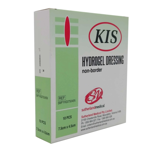 KIS Hydrogel Non Adhesive Non Border Dressing All Sizes