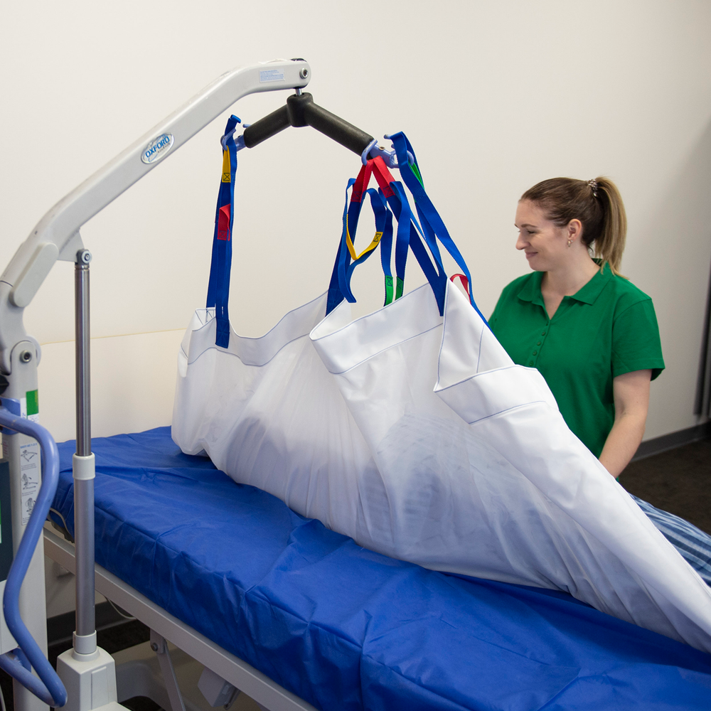 SallySling Repositioning Single Patient Use Bariatric 230cm x 120cm White