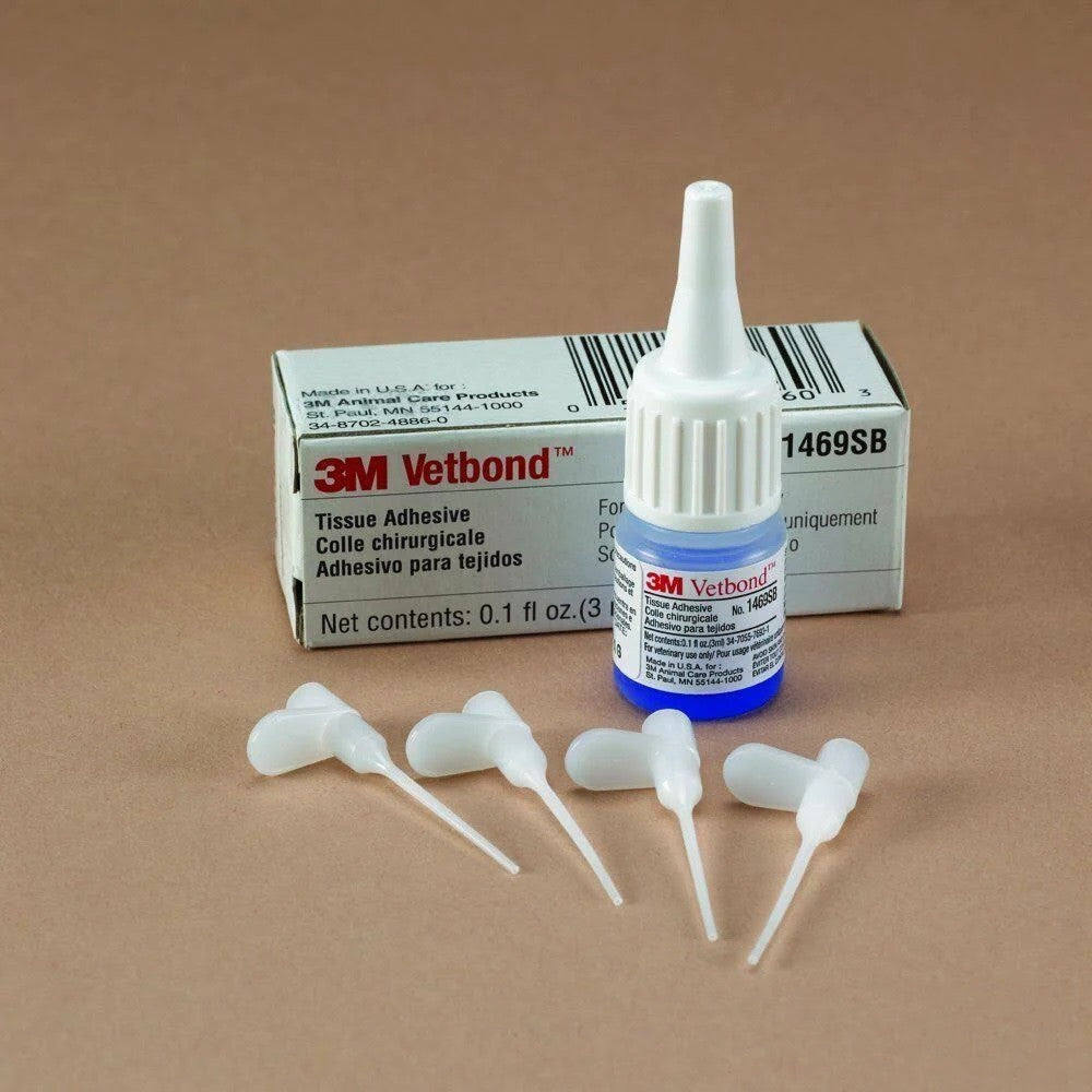 3M Vetbond Veterinary Tissue Adhesive 3ml 1469SB each