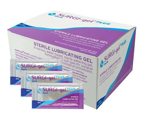 Surgi-Gel Plus Sterile Lubricant Gel Sachets 3mL (SUR03038F)
