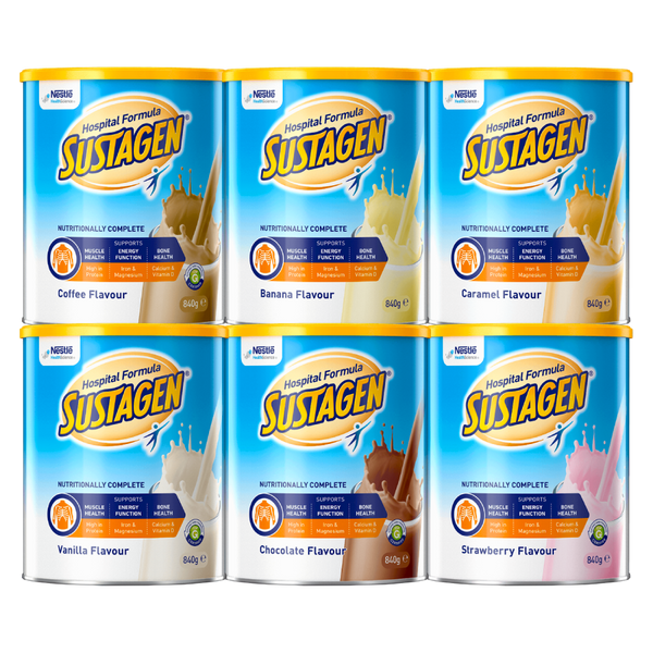 Nestle Sustagen Hospital Formula, 840g Can - All Flavours