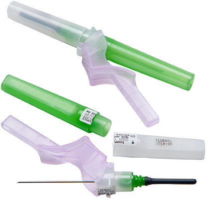 Vacutainer Eclipse Blood Collection Needle with Protective Shield 21g X 1.25" (32mm) Without holder - Box of 48