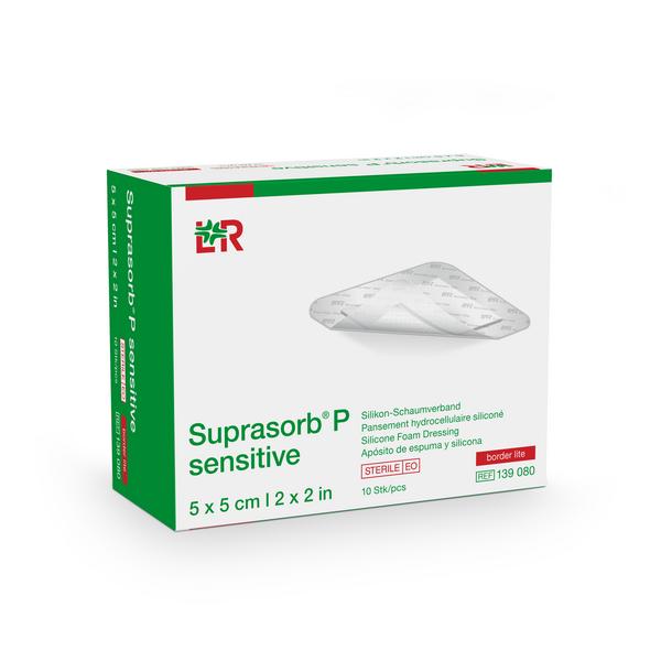 Suprasorb P Sensitive Foam Border Lite, Box of 10 - All Sizes